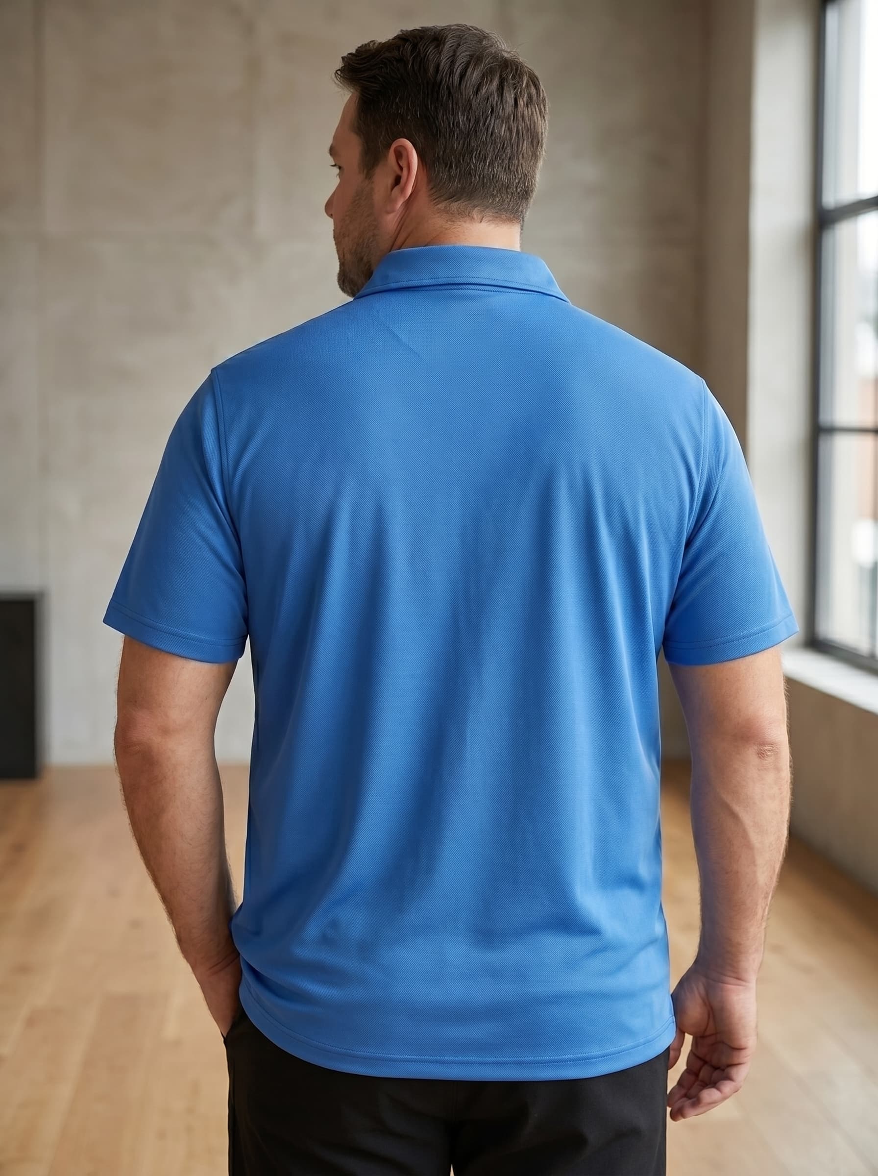 Polo on model - back